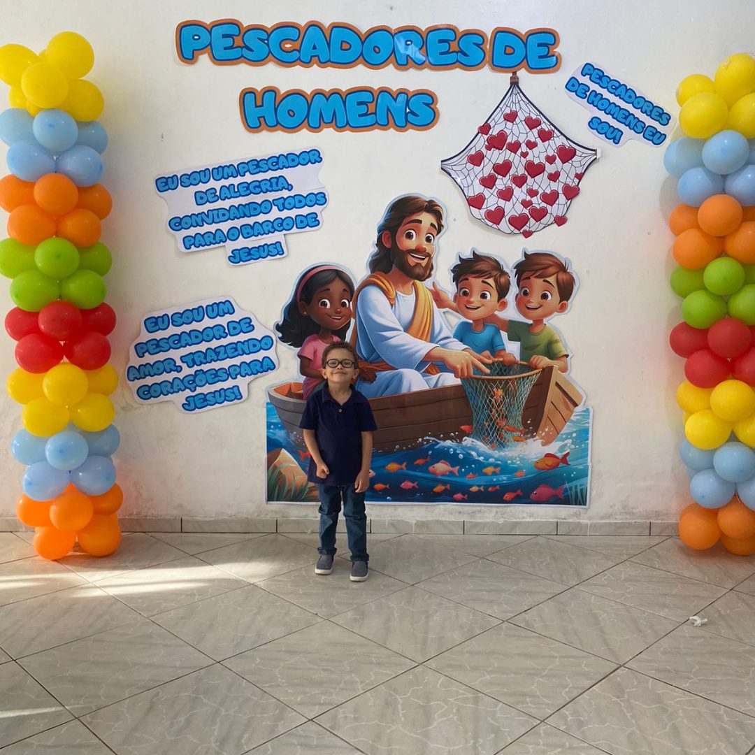 PESCADORES DE HOMENS EU SOU. DECORAÇÃO E MINISTRAÇÃO.