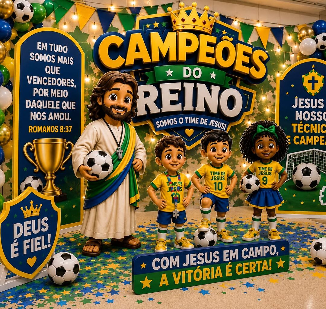 DECORAÇÃO DO CULTO: CAMPEÕES DO REINO.